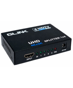 Alternative view of Splitter HDMI de 4 Puertos 4K GLSP-013 GLINK