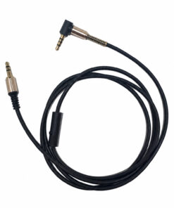 Cable Auxiliar 3.5M a Codo 3.5M de 3 Líneas, 1.20M, Color Negro y Blanco GP-AUX-03 RECRSI - Imagen 3