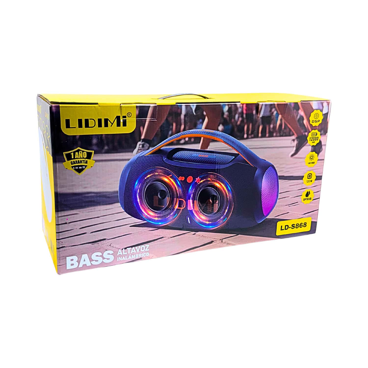 Radio parlante Bluetooth de 6.5 pulgadas LD-S868 LIDIMI - Imagen 6