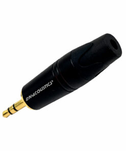 Plug estéreo de 3.5 mm metálico negro/plateado LN-161 L&N-ACOUSTICS - Imagen 3