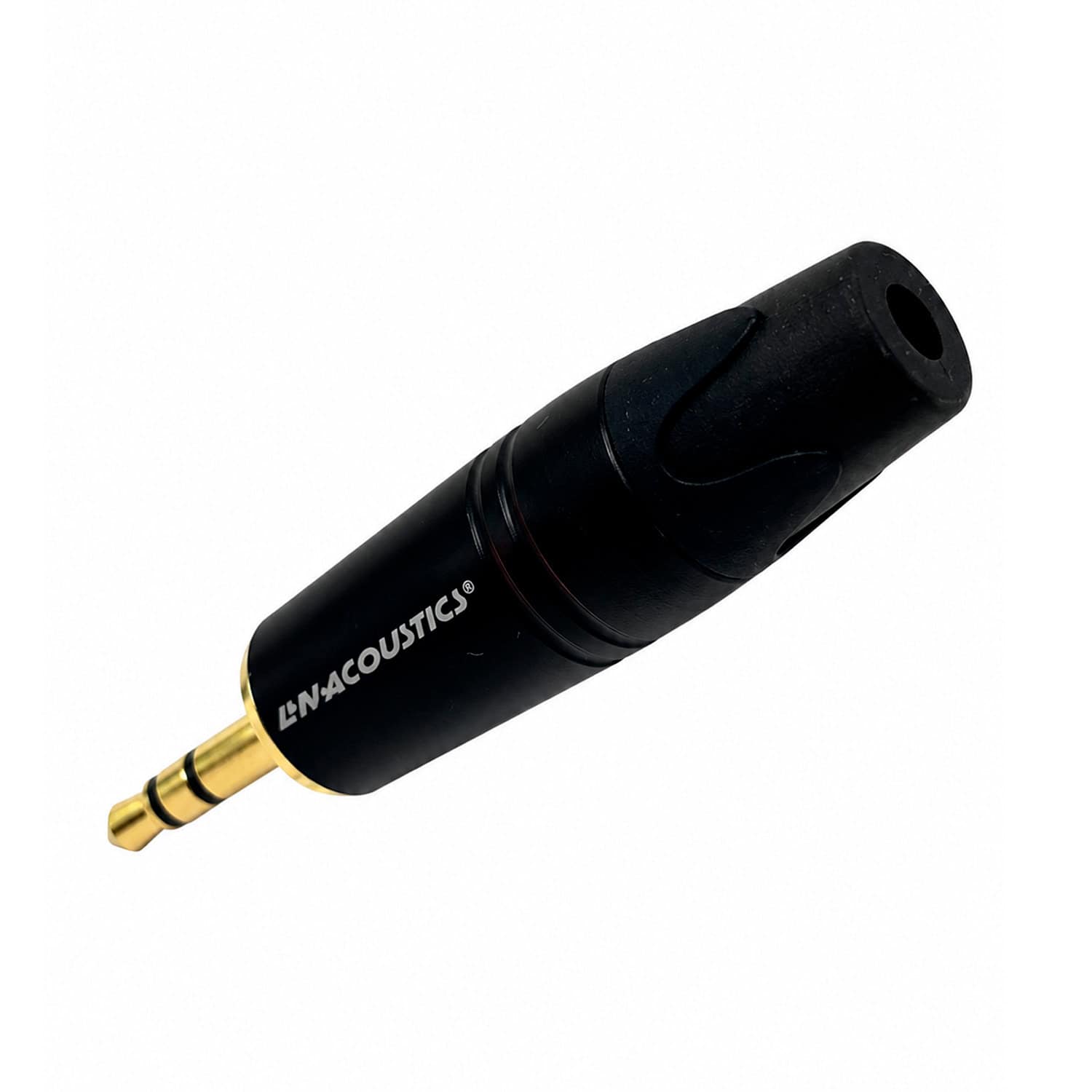 Plug estéreo de 3.5 mm metálico negro/plateado LN-161 L&N-ACOUSTICS - Imagen 3