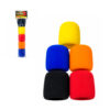 Protector para micrófono multicolor, set de 5 piezas M-SP-COLORS