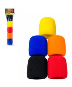 Protector para micrófono multicolor, set de 5 piezas M-SP-COLORS