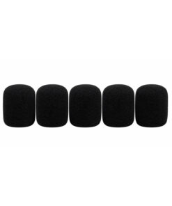 Esponja para micrófono, set de 5 piezas color negro M-SP-BLACK - Imagen 3