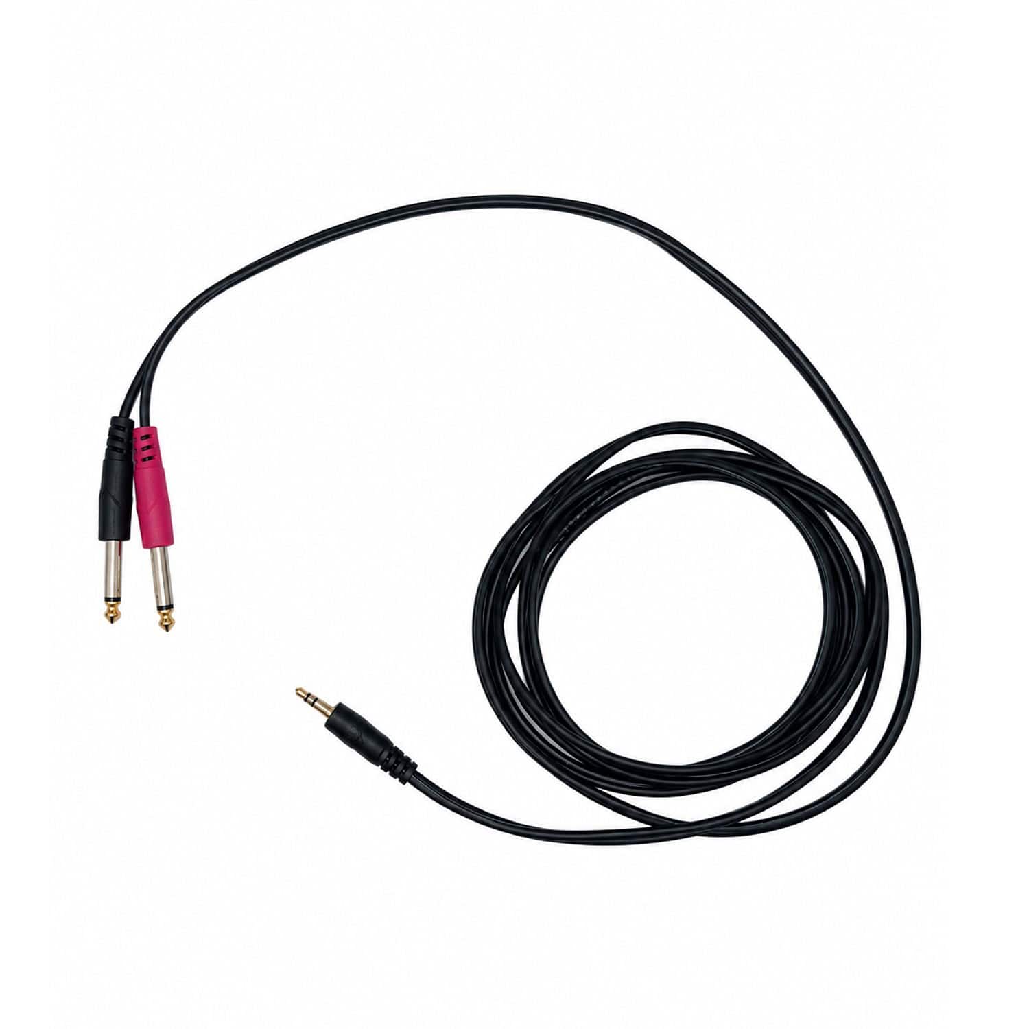 Cable 1 Plug Stereo 3.5mm a 2 Plug Mono 6.3mm 3M BJJ228/3M SOUNDKING - Imagen 3